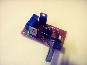 دیمر DC (کنترل نور لامپ و سرعت موتور)