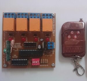 کیت ریموت کنترل پیشترفته 4 کانال(مونتاژ شده)