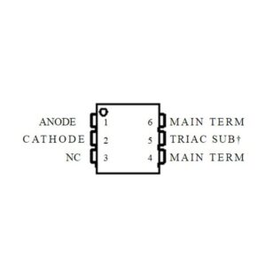 تراشه Optocoupler اپتوکوپلر MOC3021