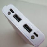 قاب پاور بانک 8 قسمتی 5 ولت دارای دو خروجی USB به همراه نمایشگر دیجیتال