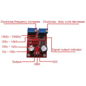 ماژول مولد پالس NE555 - مناسب برای درایو استپ موتور
