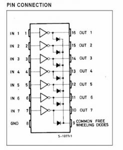 تراشه درایور ULN2003 DIP