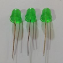 LED سبز مات 8mm تایوانی بسته 5 تایی