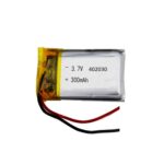 باتری لیتیوم پلیمر 3.7v ظرفیت 300mAh