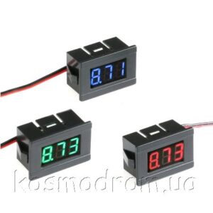 ولت متر قابدار 0.36 اینچی آبی