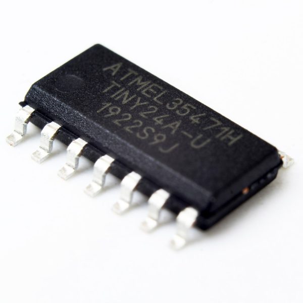 5 Microcontrôleurs ATTINY24A-SSU SOP14 - Lot De 5 Pièces Pour Projets électroniques