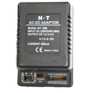 آداپتور متغیر 1.5 تا 12 ولت 500 میلی آمپر