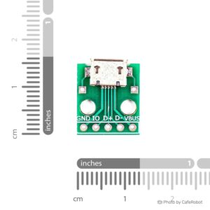 برد برک اوت میکرو USB دارای سوکت مادگی