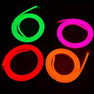 ریسه نئون فلکسی ال ای دی ۱۲ ولت قرمز یک متری