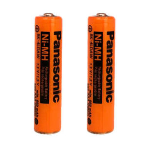 باتری نیم قلمی قابل شارژ پاناسونیک مدل BK-4LDAW ظرفیت 550 میلی آمپر ساعت بسته 2 عددی