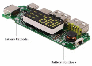 ماژول پاور بانک دو خروجی دارای نمایشگر مدل H961-U