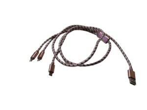 کابل شارژر سه سر کنفی