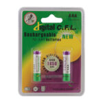 باتری نیم قلمی قابل شارژ CFL مدل 1850mah AAA بسته 2 عد