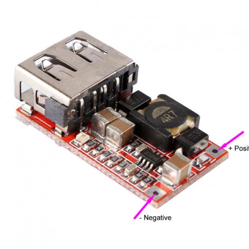 ماژول رگولاتور DC به DC کاهنده دارای خروجی 3A 5V USB