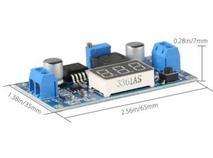 ماژول مبدل DC-DC LM2596 کاهنده خروجی به همراه نمایشگر