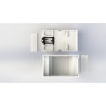 جعبه ریلی- مدل SB-8002 Rail Box L53* W88* H59mm