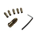 سه نظام پنج سر با قطر شافت 3.2mm و سایز مته 0.6 تا 3mm