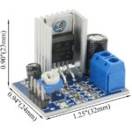 ماژول آمپلی فایر صوتی 18W با تراشه TDA2030A
