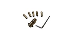 سه نظام پنج سر با قطر شافت 5mm و سایز مته 0.6 تا 3mm