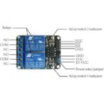 ماژول رله 5 ولت 2 کانال