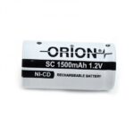 باتری شارژی اوریون (ORION) مدل SC 1500mAh 1.2V NI-CD