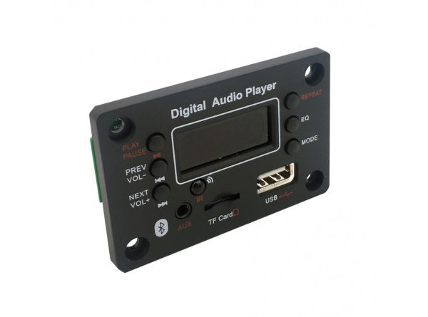 پخش کننده بلوتوثی 12V پنلی MP3 پشتیبانی از MicroSD و USB با ریموت کنترل