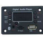 پخش کننده بلوتوثی 12V پنلی MP3 پشتیبانی از MicroSD و USB با ریموت کنترل