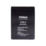 باتری خشک 4 ولت 6 آمپر ساعت مارک Weidasi