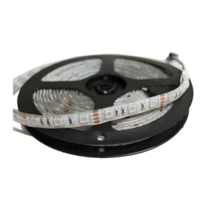 LED نواری RGB درشت 5050 60Pcs ضد آب رول 5متری