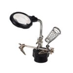 گیره مونتاژ ذره بین دار بزرگ به همراه پایه هویه TE-801