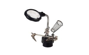 گیره مونتاژ ذره بین دار بزرگ به همراه پایه هویه TE-801