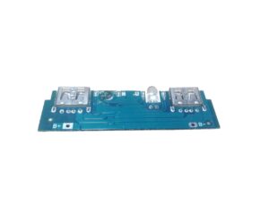 ماژول پاور بانک برد آبی کد 6 چراغ قوه دار