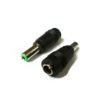 تبدیل فیش آداپتور 2.1*5.5mm به 3*6.5mm سر سبز