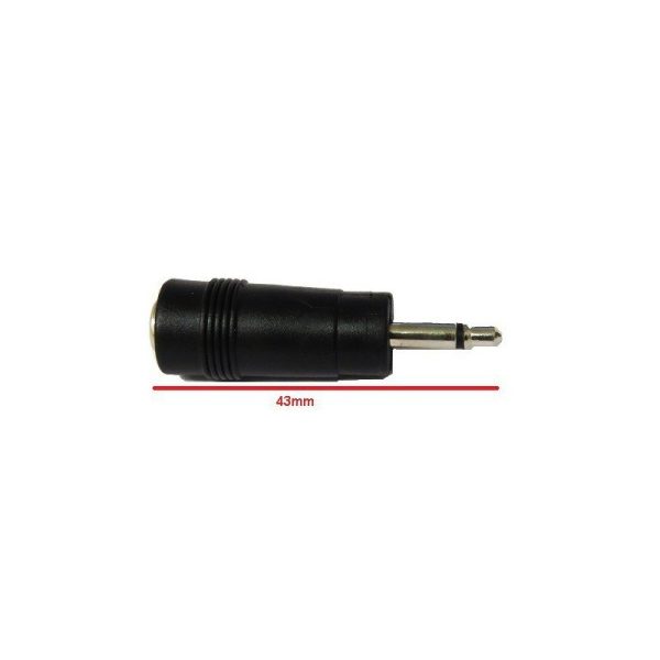 فیش تبدیل آداپتوری 5.5mm به مونو 3.5mm