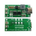 ماژول مبدل ۵ولت TYPE C به شارژر باتری لیتیوم 3 سل افزاینده ۲ آمپر