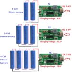 ماژول مبدل ۵ولت TYPE C به شارژر باتری لیتیوم ۲ سل افزاینده ۲ آمپر