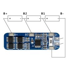 ماژول محافظ شارژ 3 سل 10A مدل HX-3S-01