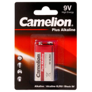 باتری کتابی آلکالاین Camelion Plus 9V 6LR61