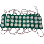 LED بلوکی 12 ولت لنز دار سبز