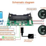 ماژول MP3 ZFX-BT001 بلوتوثی با آمپلی 2X3W و جاباتری 18650