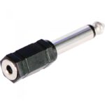 تبدیل فیش AUX 3.5 به نری میکروفن 6.3mm مونو