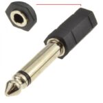 تبدیل فیش AUX 3.5 به نری میکروفن 6.3mm مونو