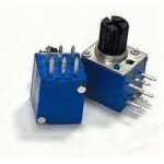 ولوم آمپلی فایر 50 کیلو اهم خودرویی 6 پایه - بدنه آبی