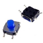 تک سوئیچ سر آبی مربعی چهار پایه smd