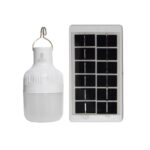 لامپ 10 وات مدیانور مدل شارژی به همراه پنل خورشیدی