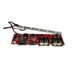 ماژول پاور بانک پورت میکرو USB و لایتنینگ دو پورت چراغ دار قوی