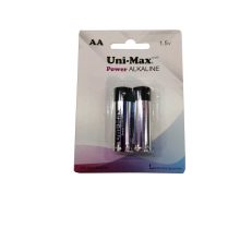باتری آلکالاین قلمی جفتی یونی مکس Unimax