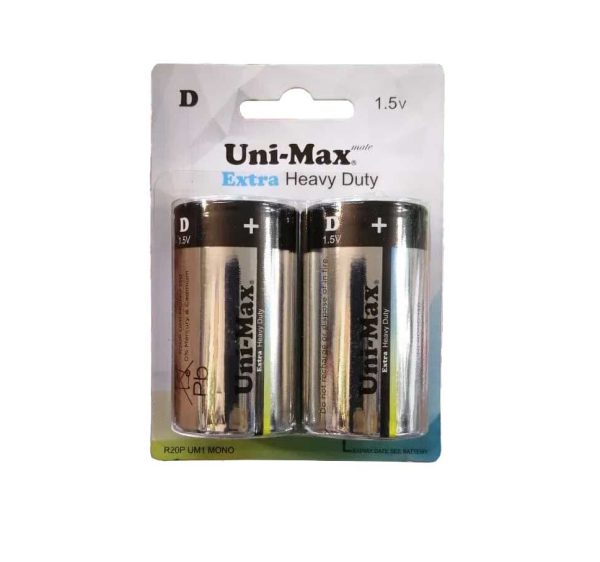 باتری معمولی سایز D بزرگ یونی مکس – Unimax