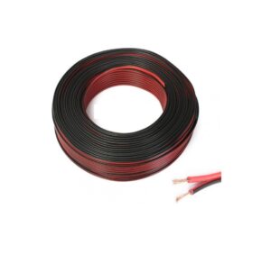 سیم 2 رشته ضخامت 2x0.35 میلی متری مشکلی و قرمز