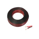 سیم 2 رشته ضخامت 2x0.25 میلی متری مشکلی و قرمز